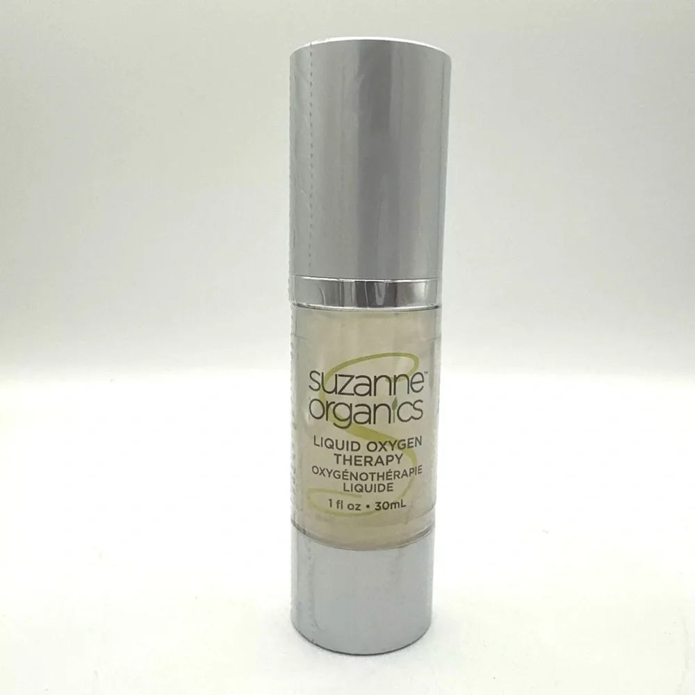 NEW Suzanne Somers Organics Liquid Oxygen Therapy Facial Serum 1 Fl oz 30 ml